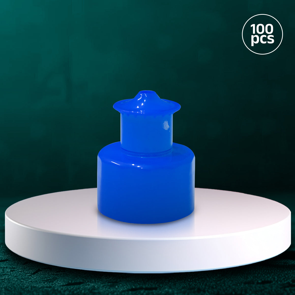 Push Pull Cap Blue 28mm