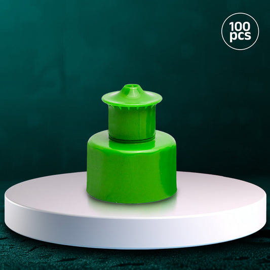 Push Pull Cap Green 28mm